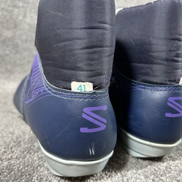 SALOMON 361 SR Nordic Cross Country Ski Boots Size EU 41 US 8 SNS Profil - Picture 9 of 13